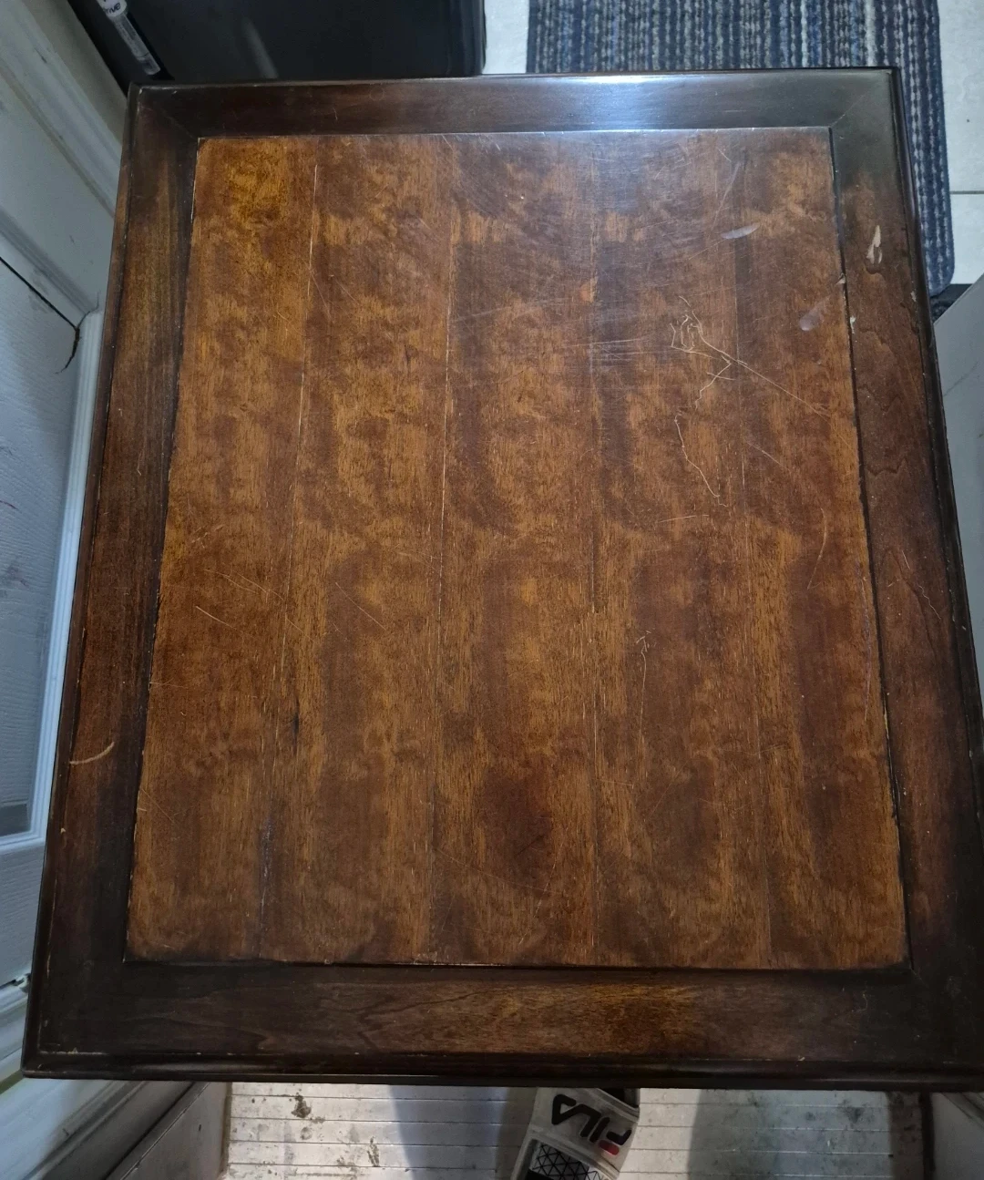 Vintage Dark Wood Side Table - photo 4