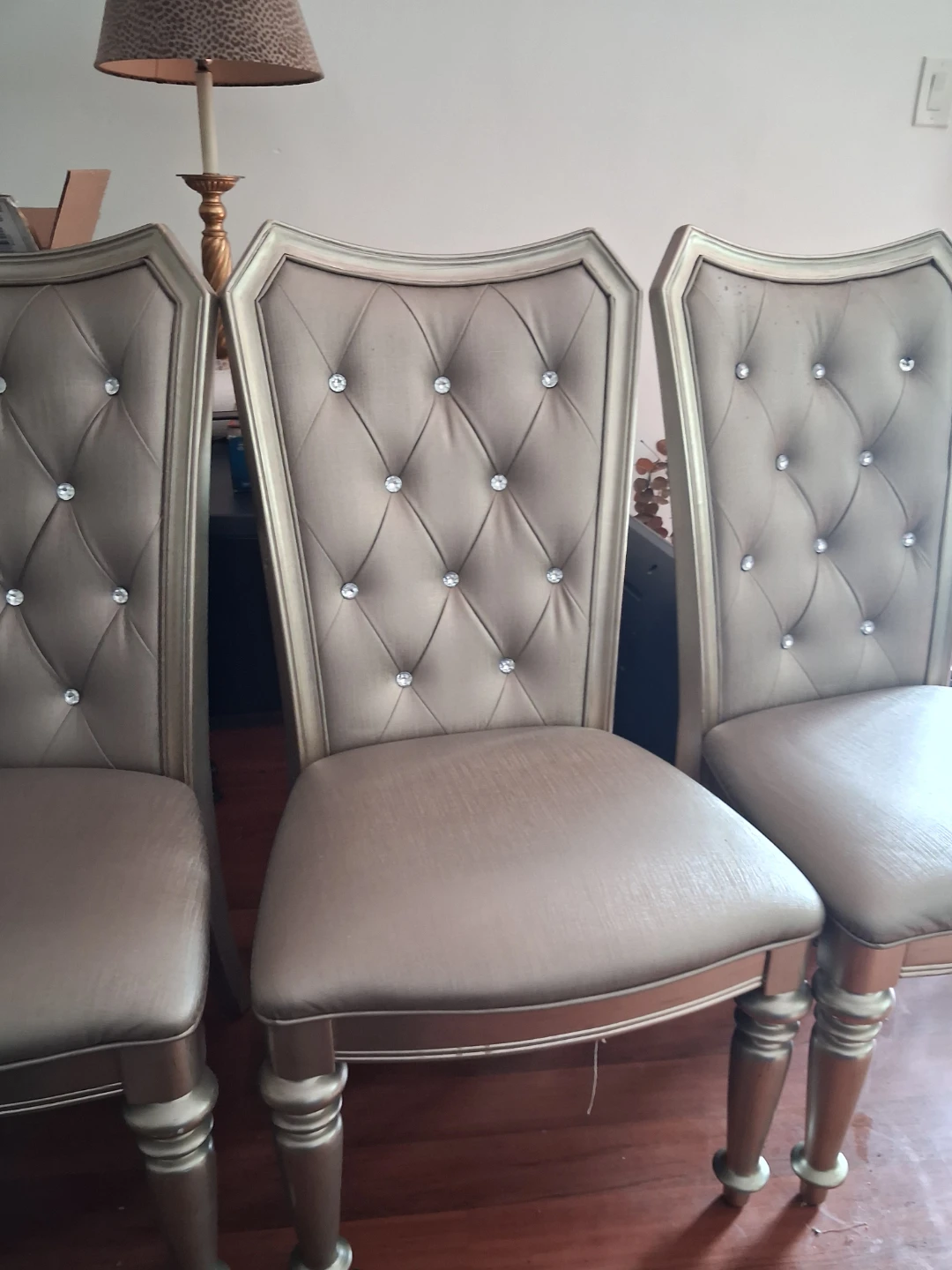 Set of 4 Upholstered Dining Chairs