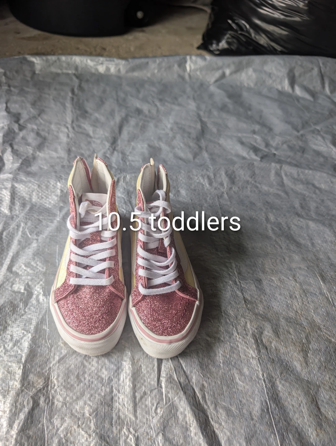 Vans Toddler Glitter High-Top Shoes 10.5 - photo 2