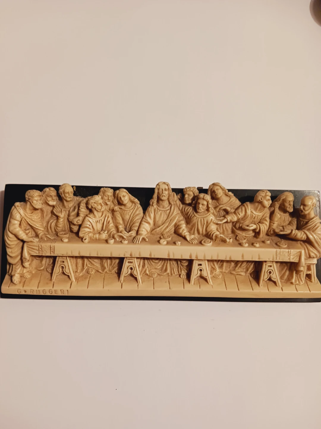 The Last Supper sculpture small wall plaque