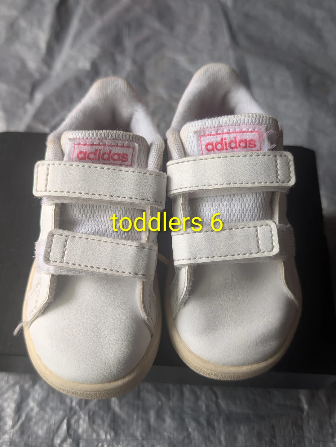 Adidas Toddler Shoes White and Pink