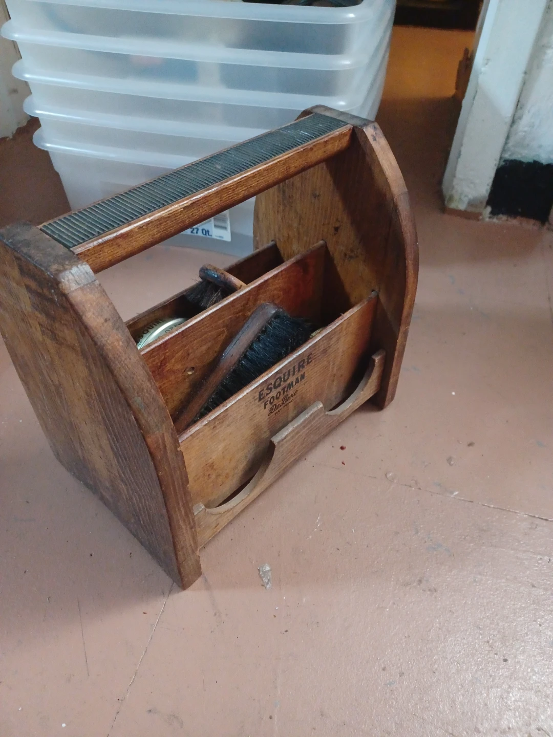 Vintage Esquire Footman Deluxe Shoe Shine Kit - photo 3