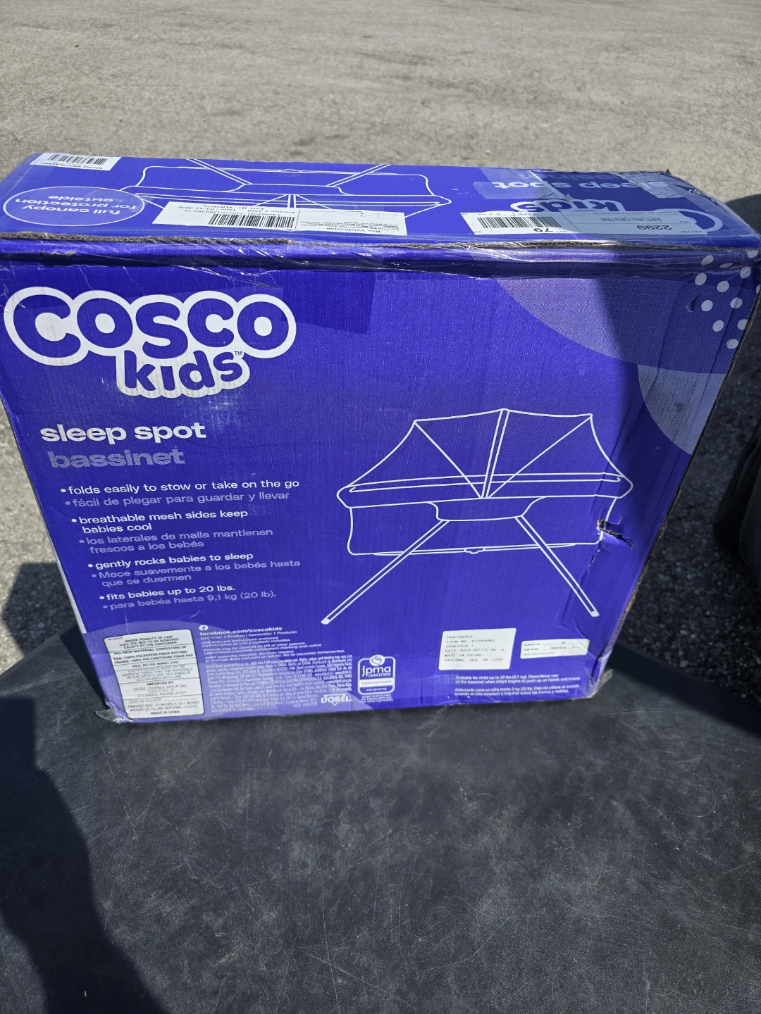 Cosco Kids Sleep Spot Bassinet