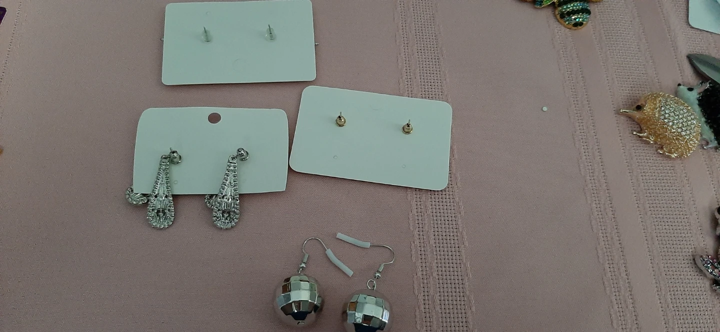 Dazzling double drop earrings - photo 5
