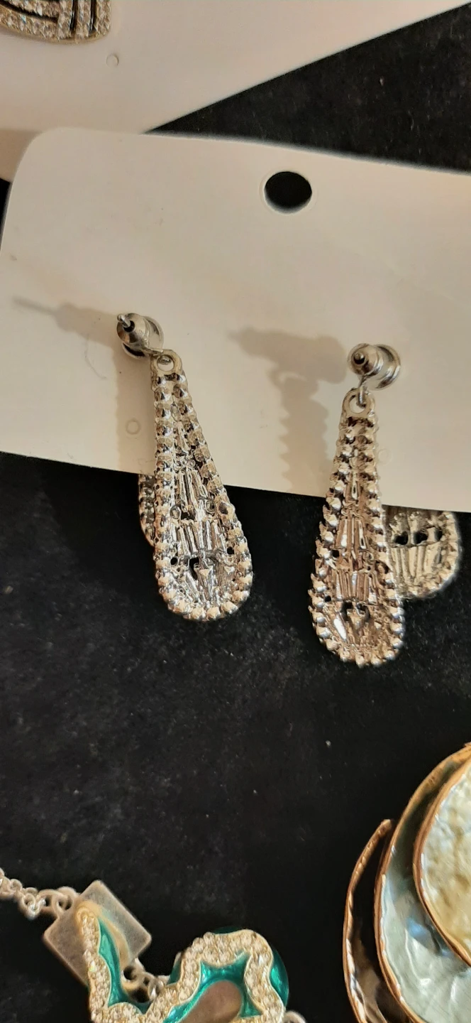 Dazzling double drop earrings - photo 3