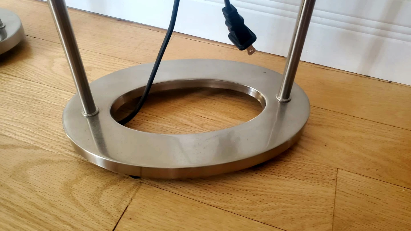 Modern Brushed Metal Table Lamps (2 Available) - photo 3