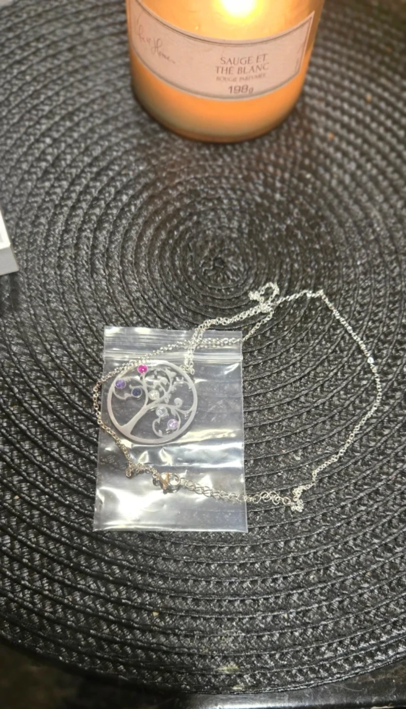 Tree of Life Pendant Necklace with Gemstones - photo 5