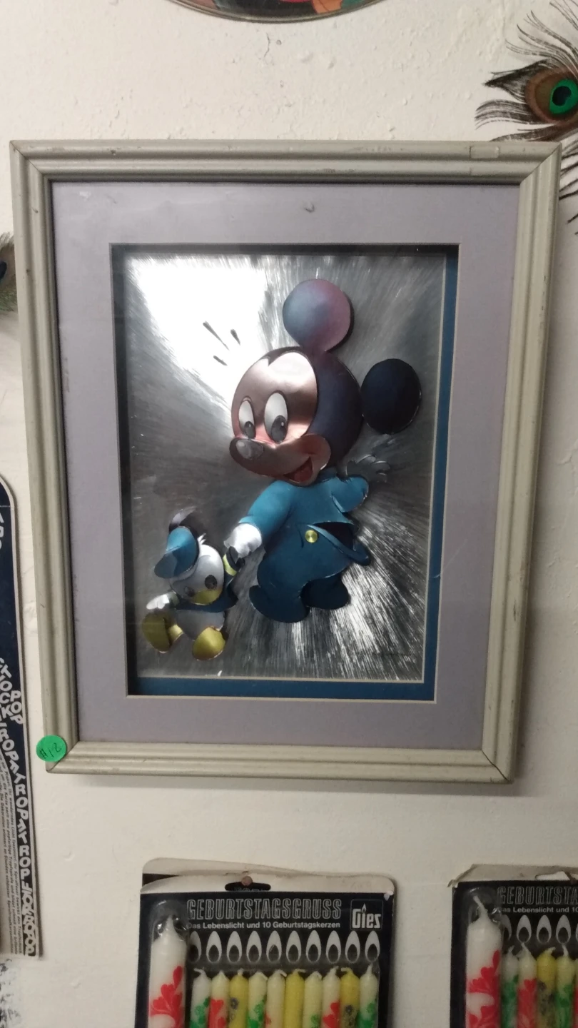 Disney Mickey Mouse and Donald Duck Metal Wall Art