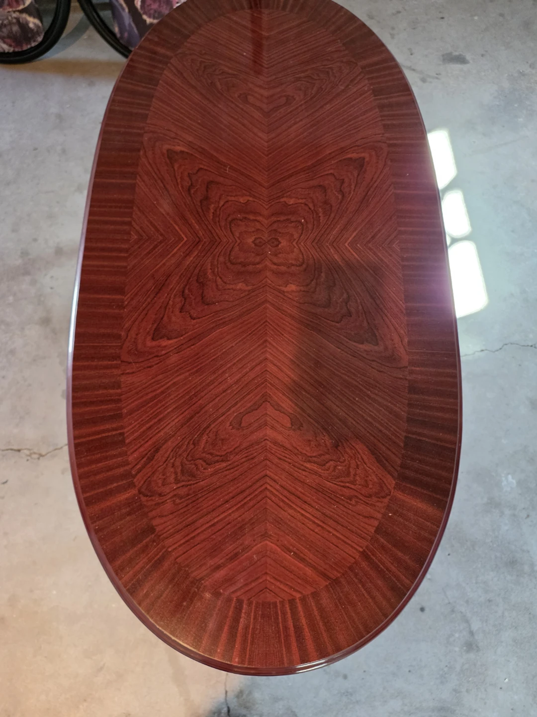 Oval Wood Coffee Table - photo 4