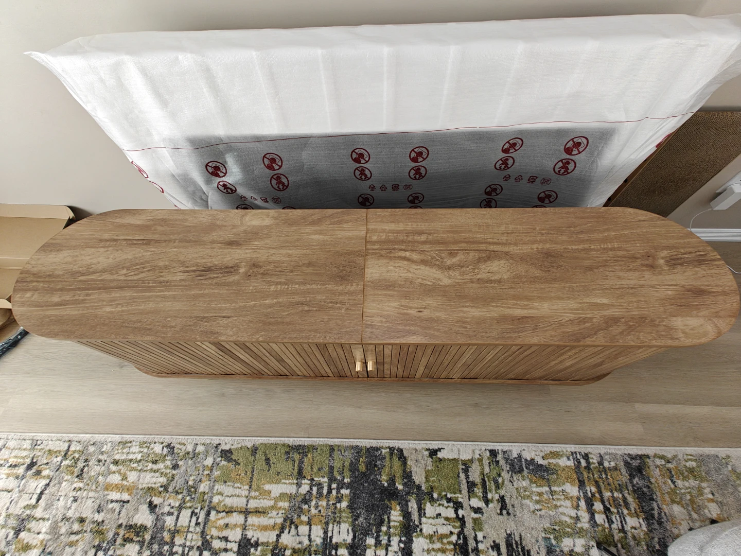 Mid-Century Modern Wooden TV Stand - photo 3