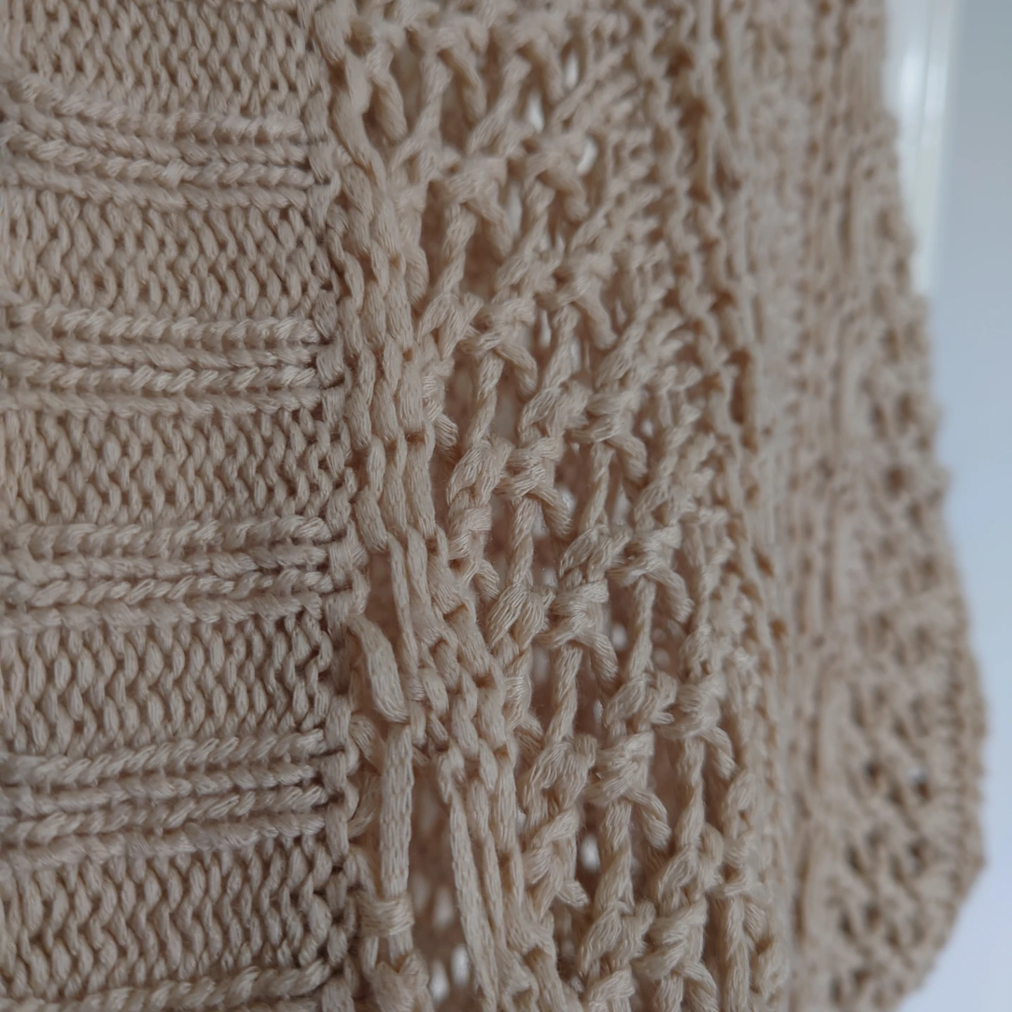 Smart Set Beige Crochet Cardigan - photo 3