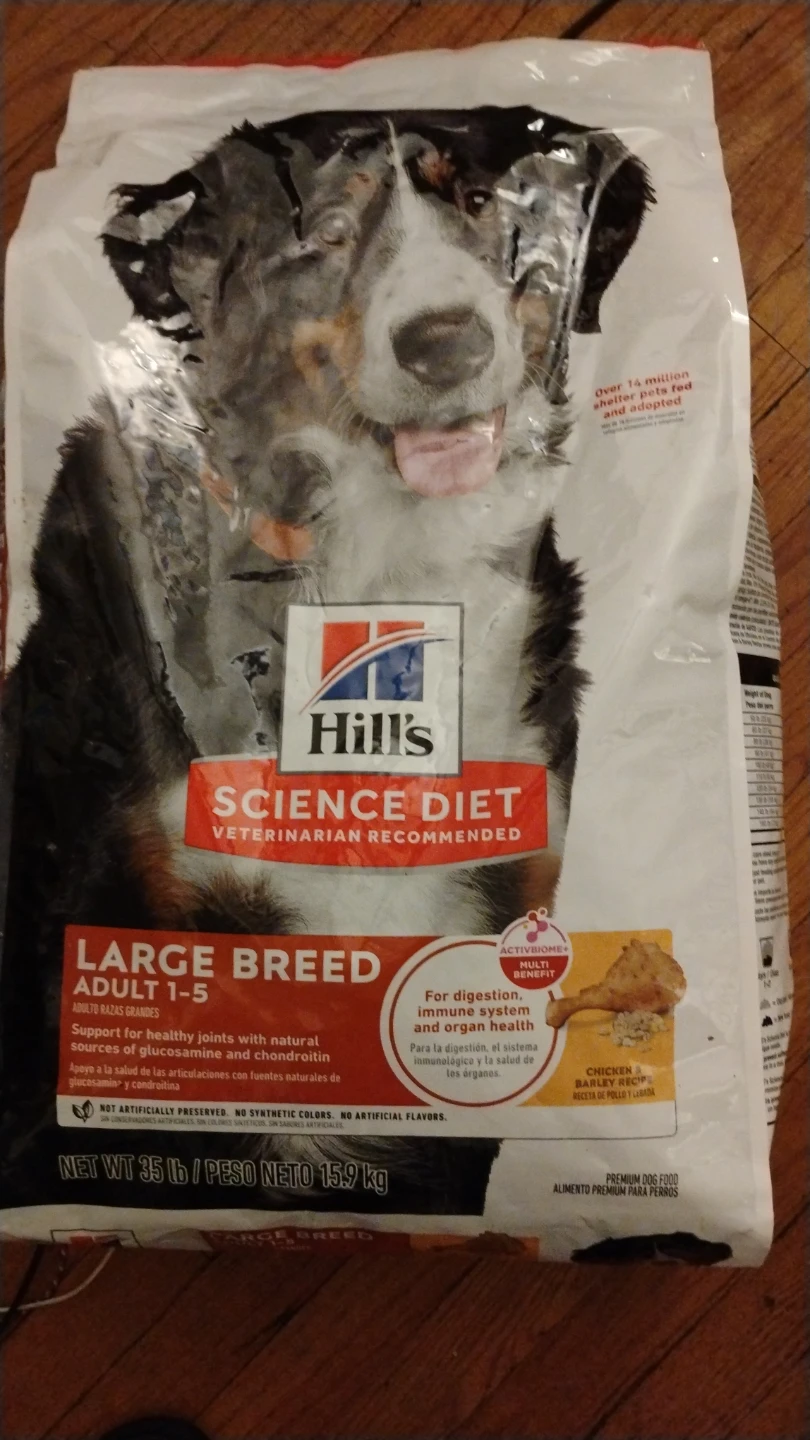 Hill's Science Diet Large Breed Dog Food 35 lb