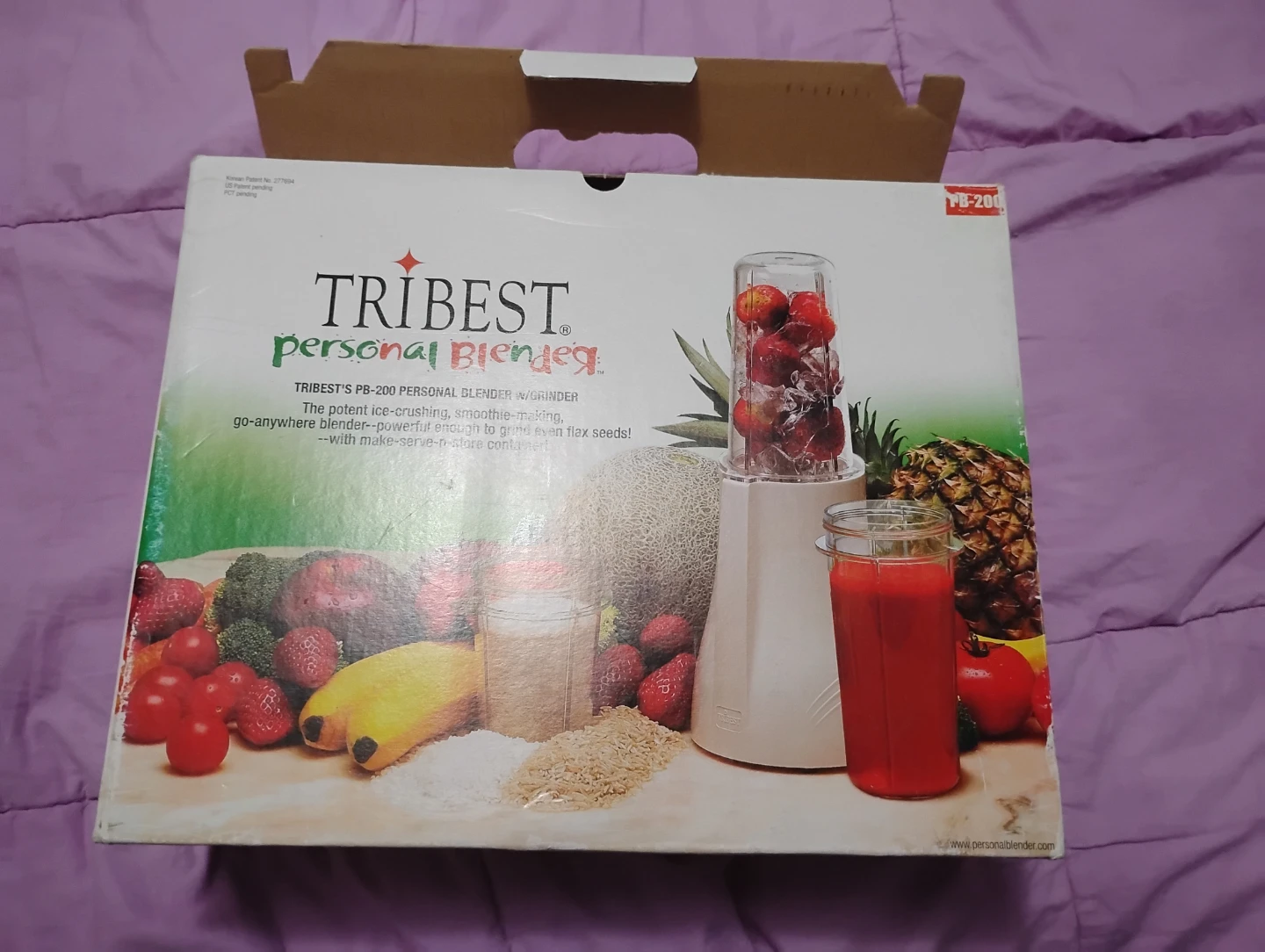 Tribest PB-200 Personal Blender with Grinder