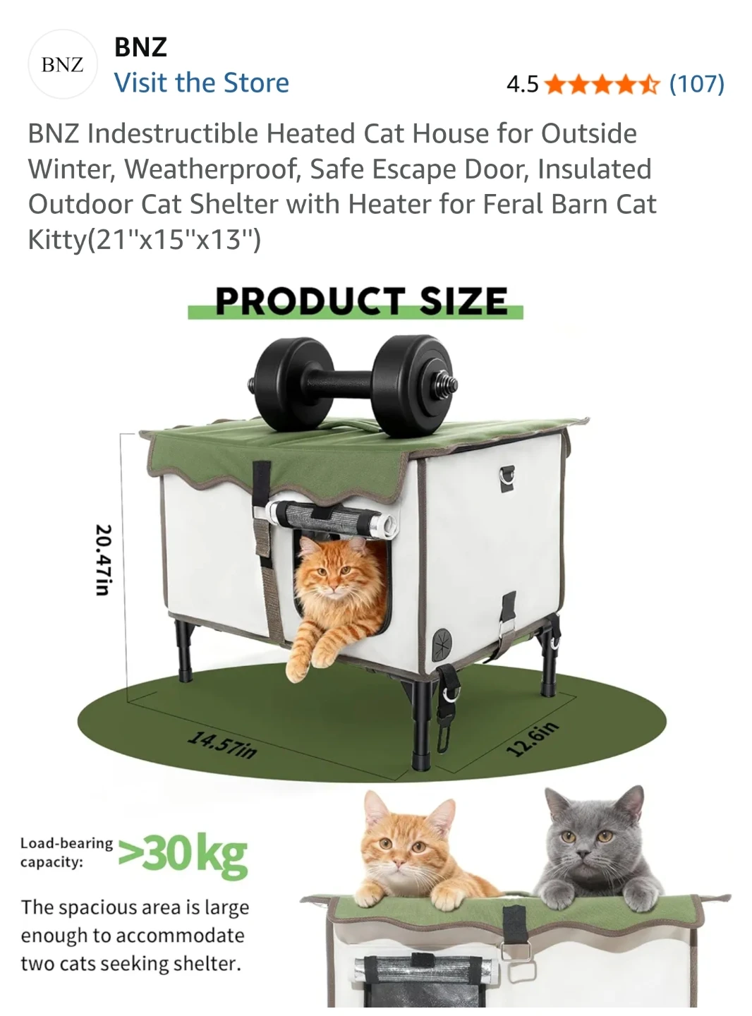 Outdoor Cat House 🏈