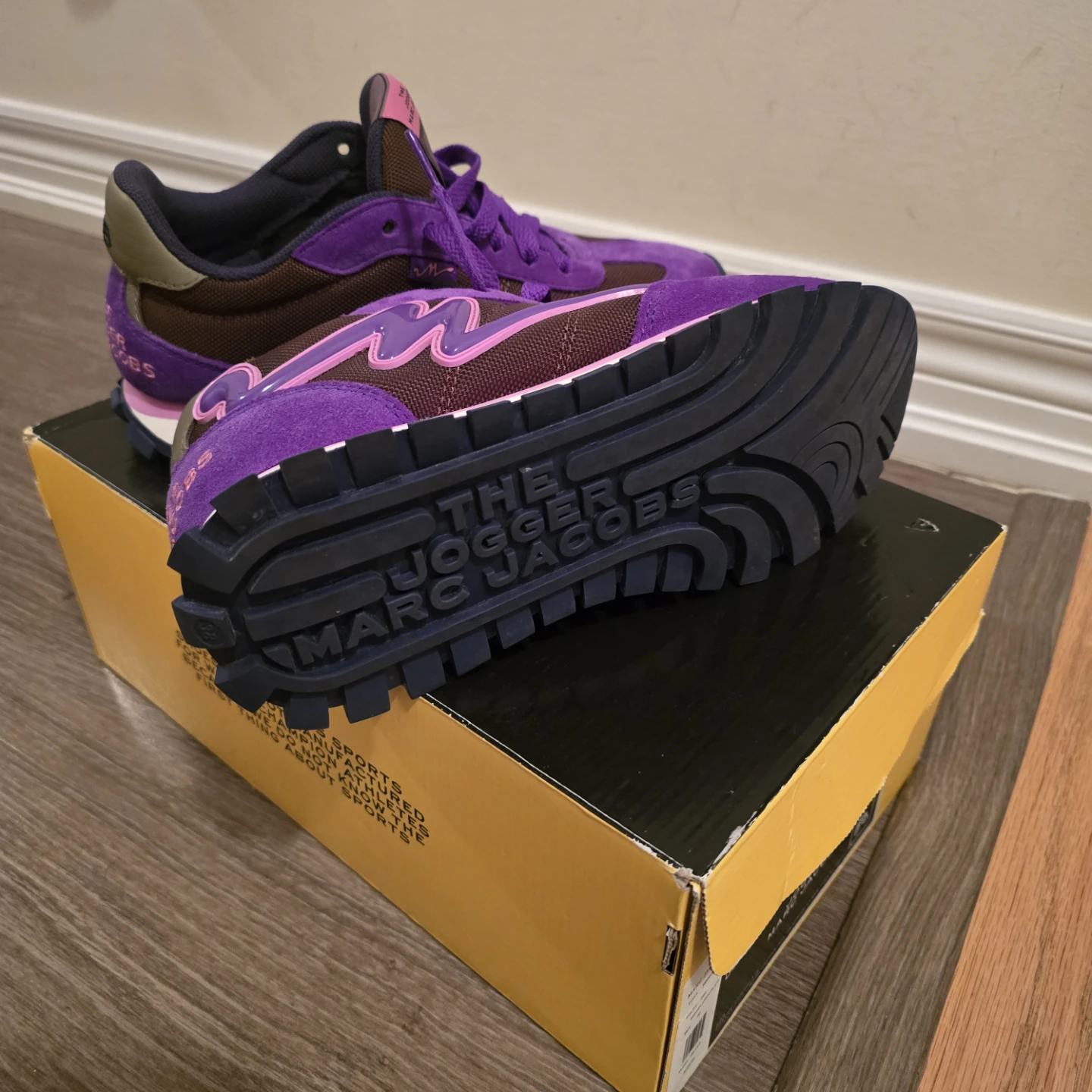 Marc Jacobs The Jogger Purple Sneakers Size 38 - photo 4