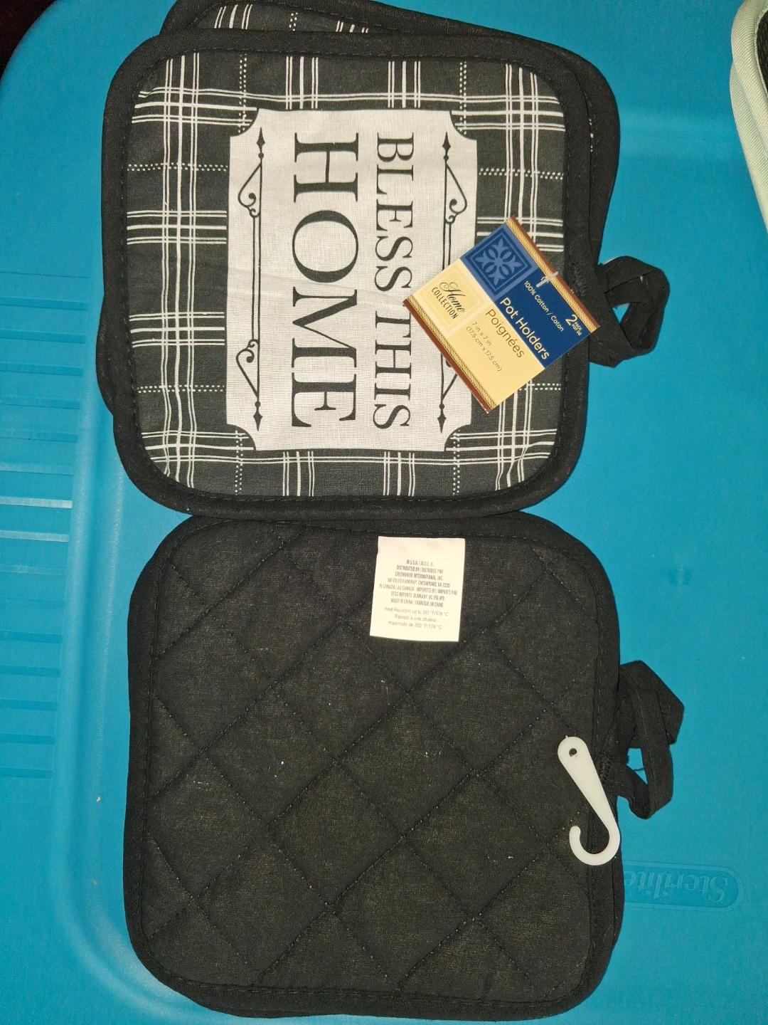 Home Collection Pot Holders 2-Pack