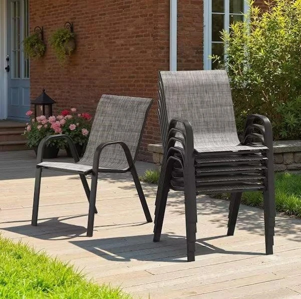 Brand new Set of 6 Stackable Patio Chairs