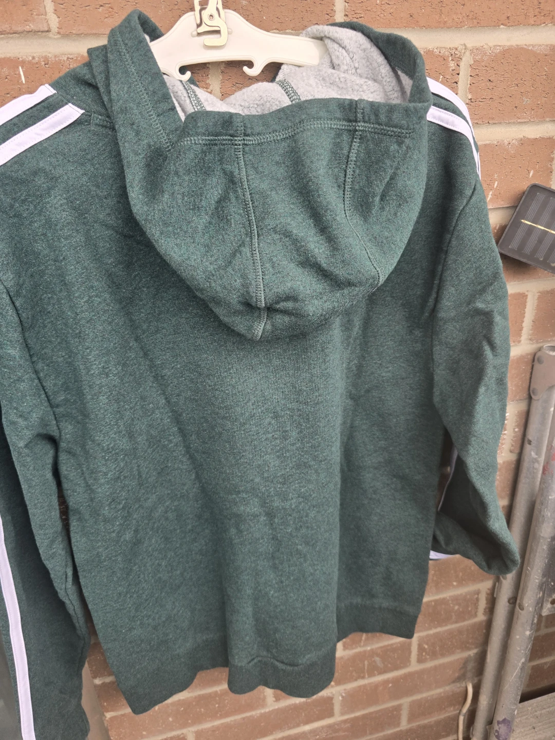 Adidas green hoodie size XL youth or X- Small adults - photo 2
