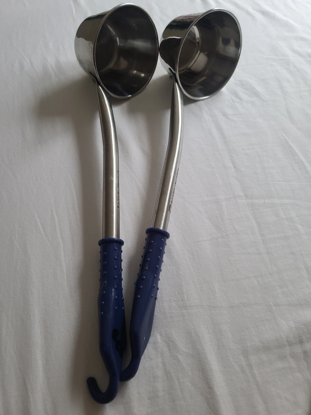 Set of 2 Stainless Steel Kitchen Scoops