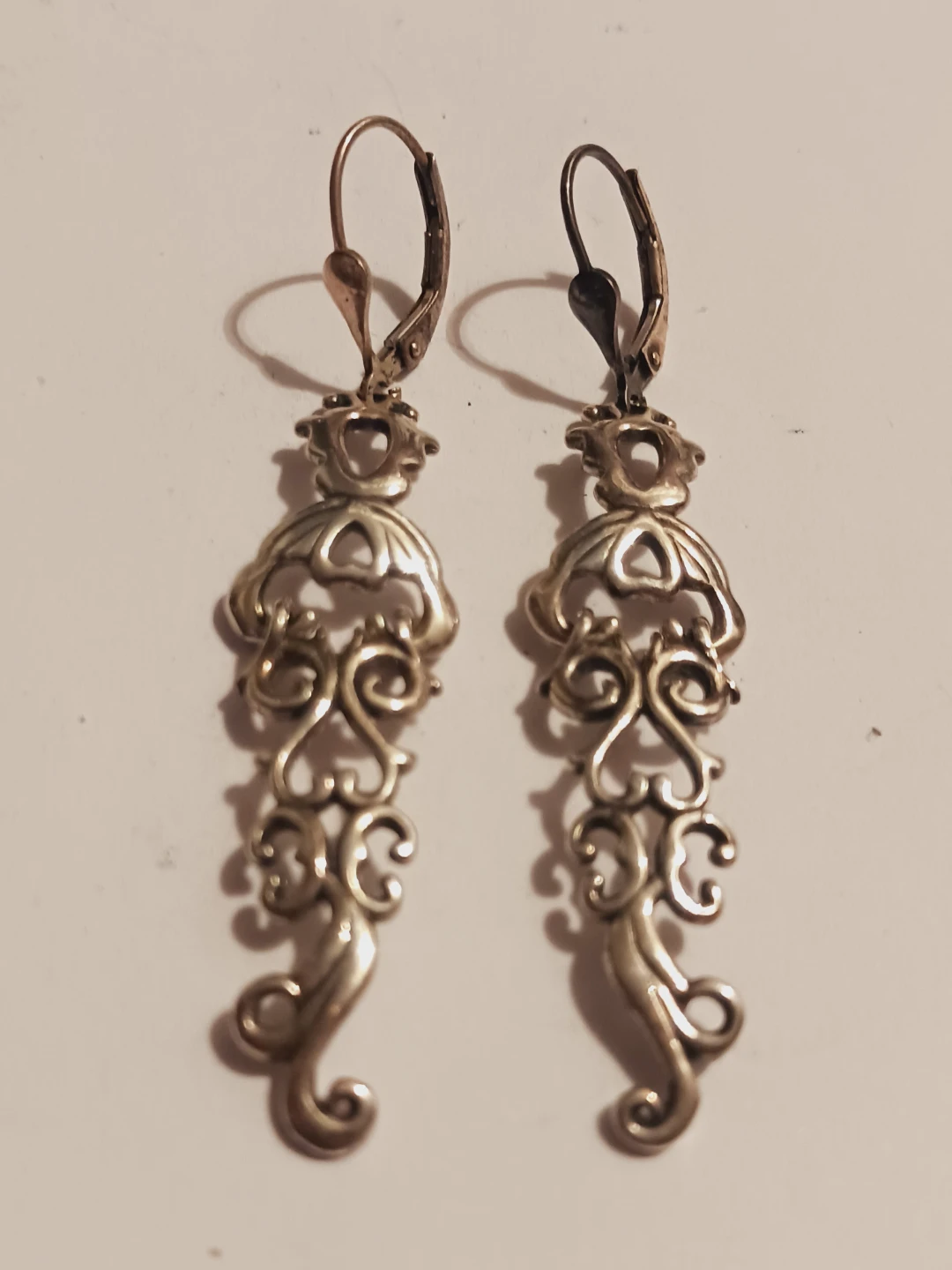 Carolyn Pollack Sterling Silver 925 Filigree Drop Earrings - photo 4