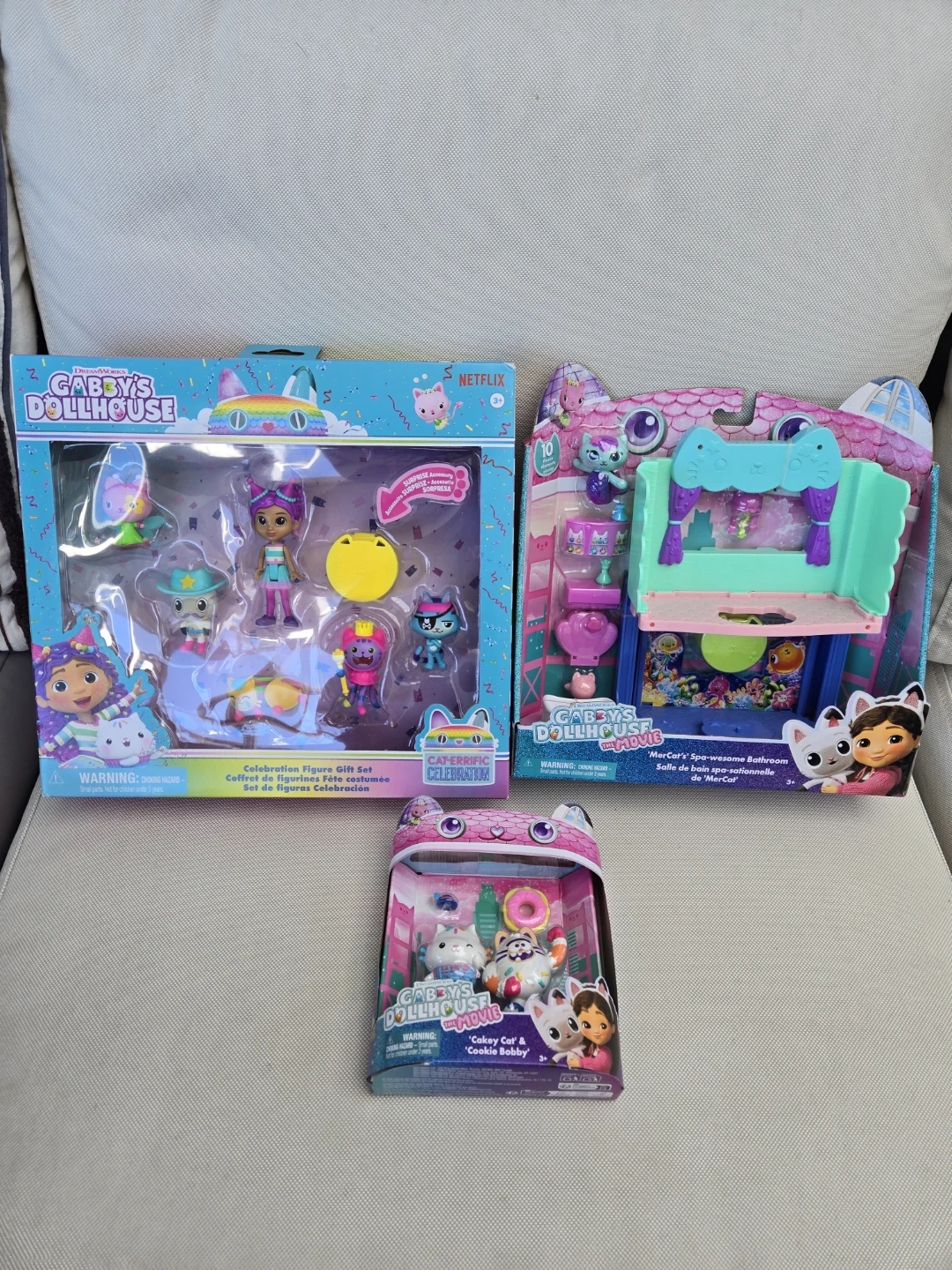 3 brand new gabby s dollhouse toys