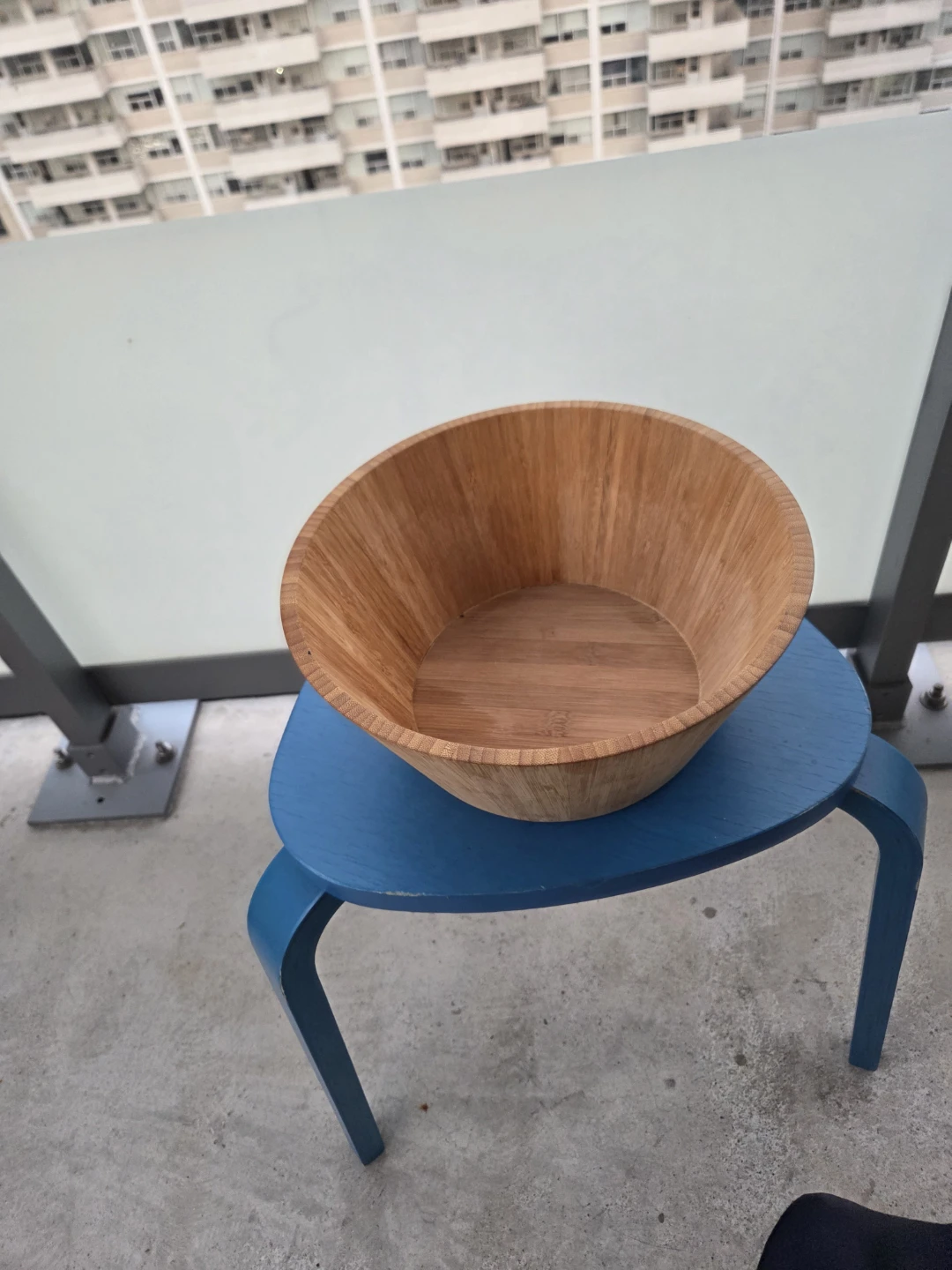 Natural Bamboo Serving Bowl - photo 2