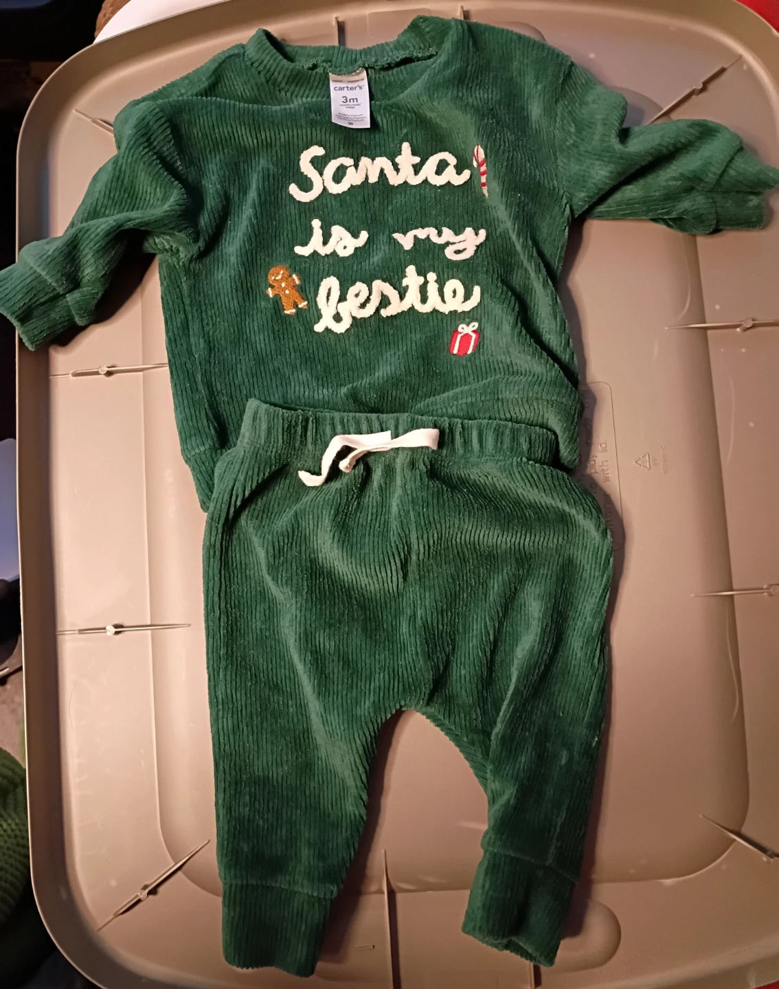 3-Piece Carter's Baby Christmas Outfit Set - photo 2
