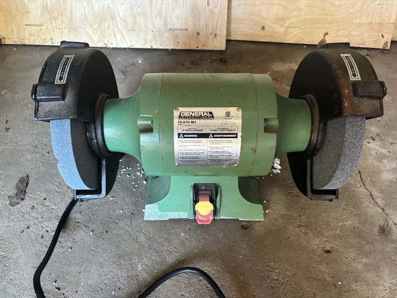 8" general international bench grinder - photo 3