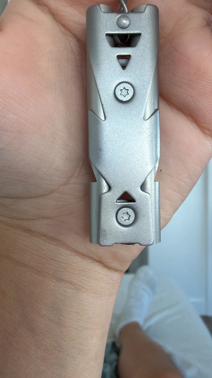 Lululemon Metal Whistle Key Chain