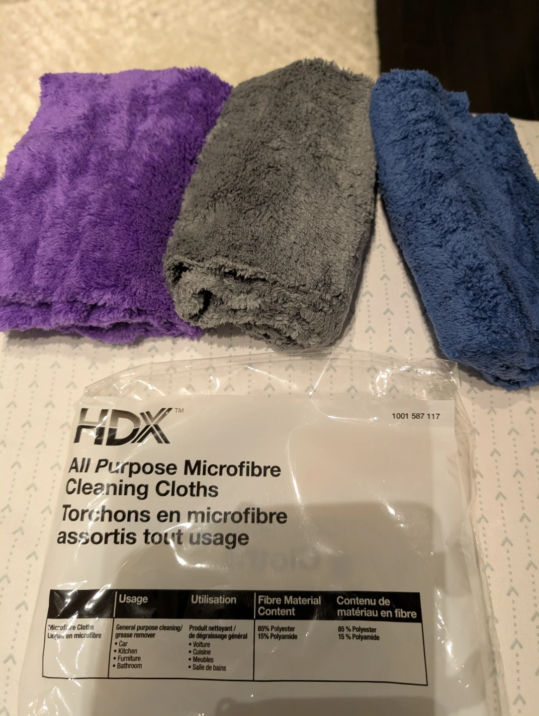 3 HDX All Purpose Microfibre Cleaning Cloths