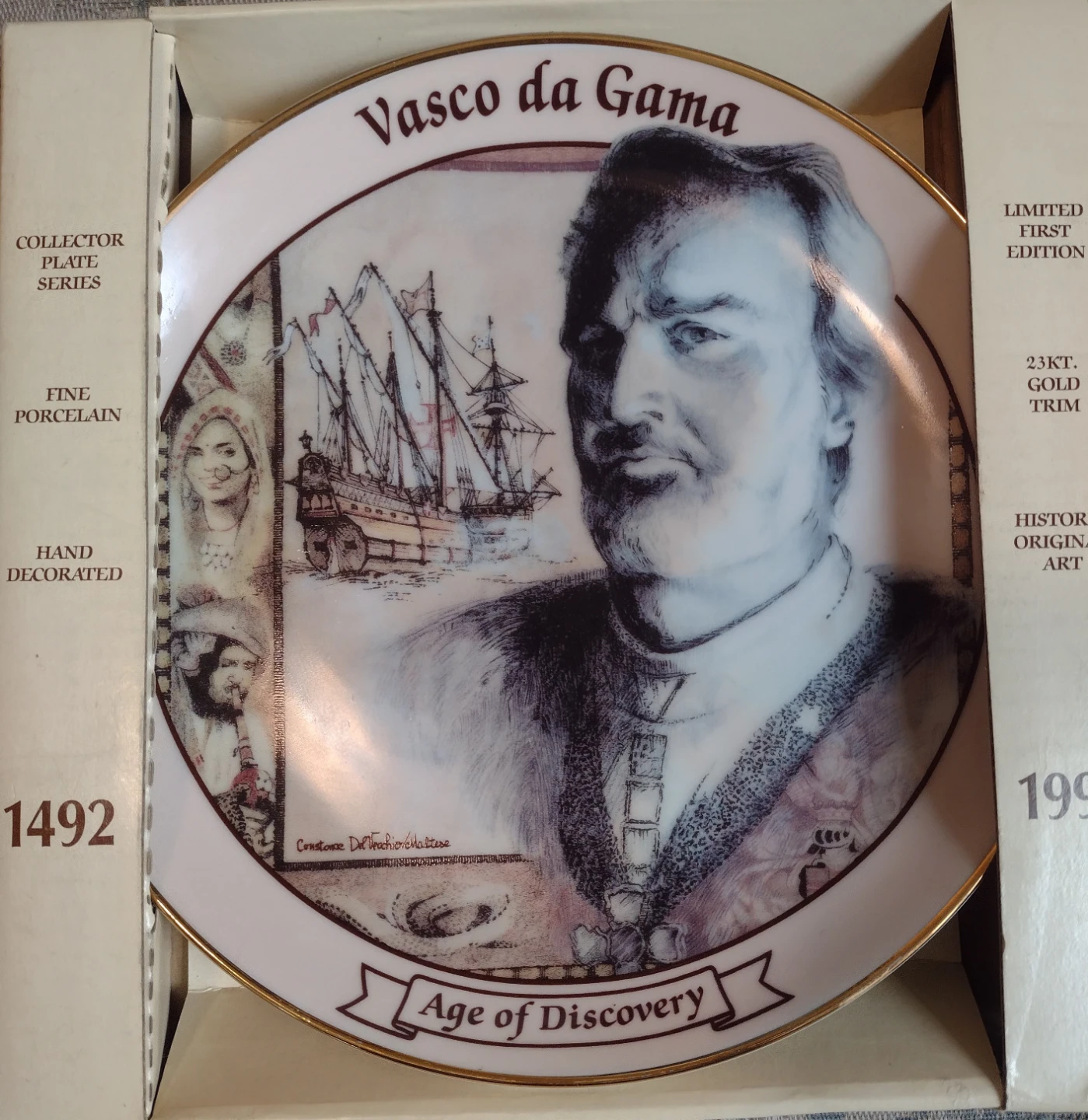 Vasco da Gama Age of Discovery Collector Plate