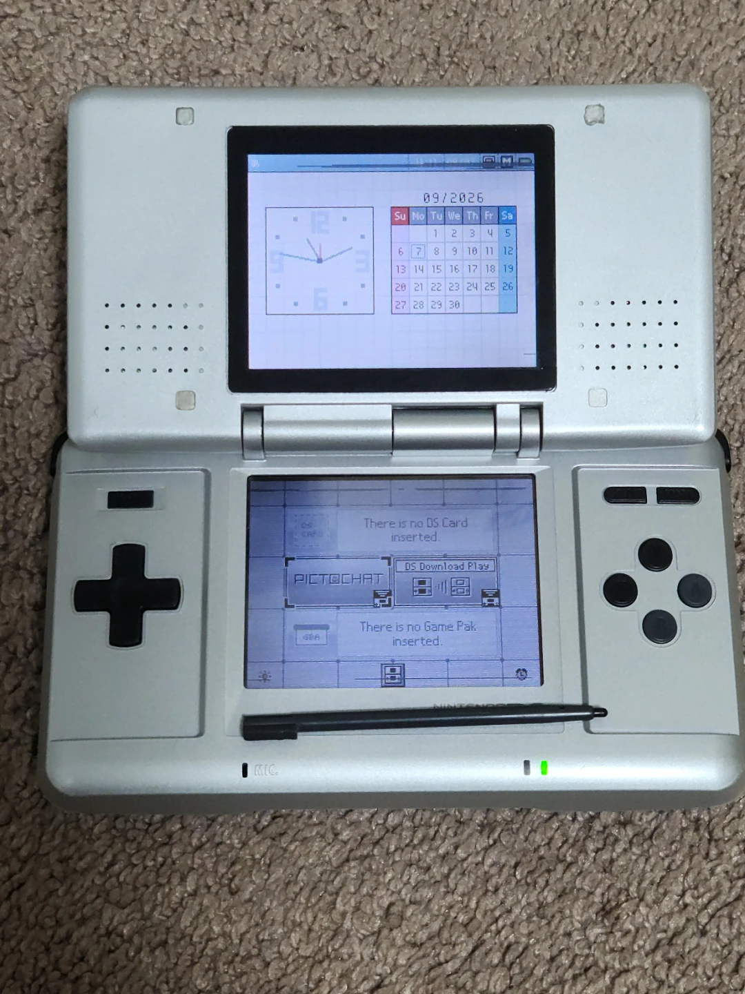 Nintendo DS Original Console Silver - photo 2