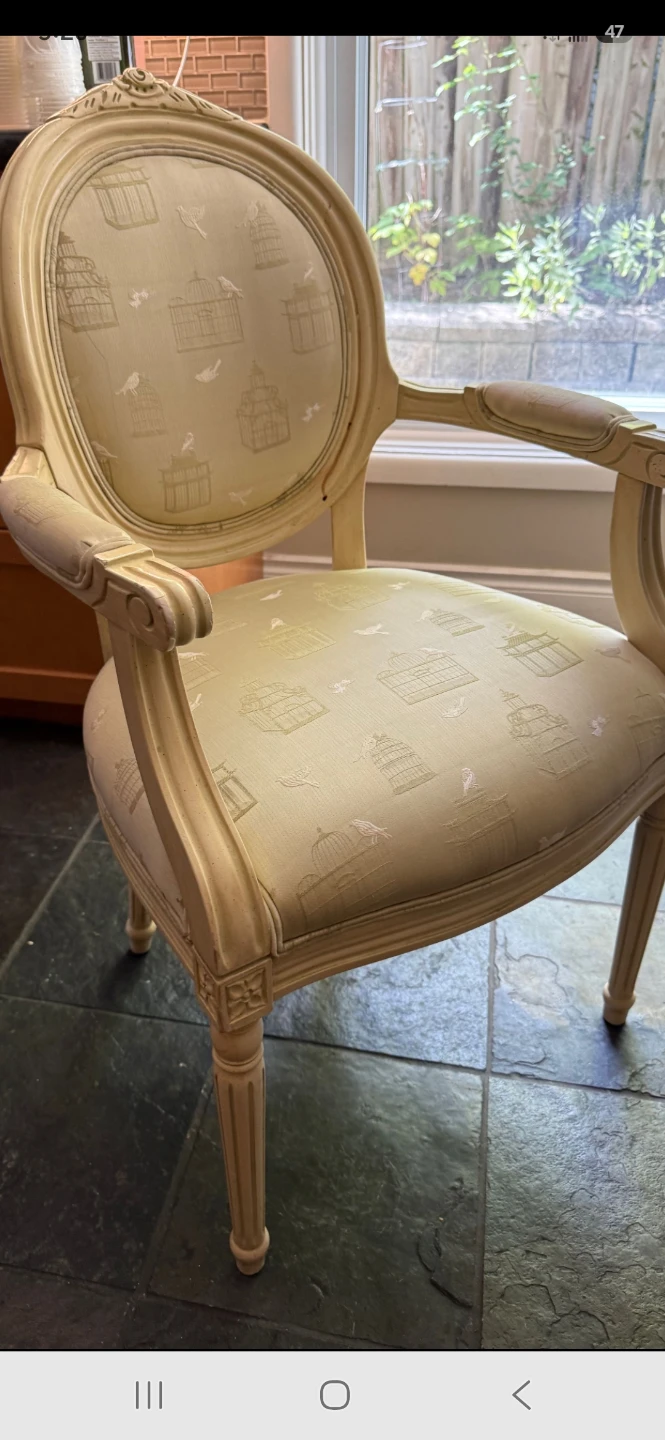 Set of 4 Upholstered Armchairs - photo 4