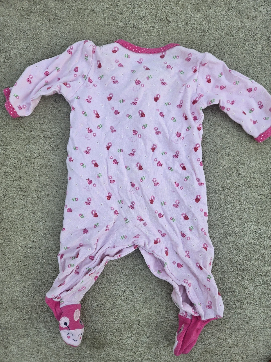 Carter's Baby Girl Footie Pajamas Size 3M - photo 4