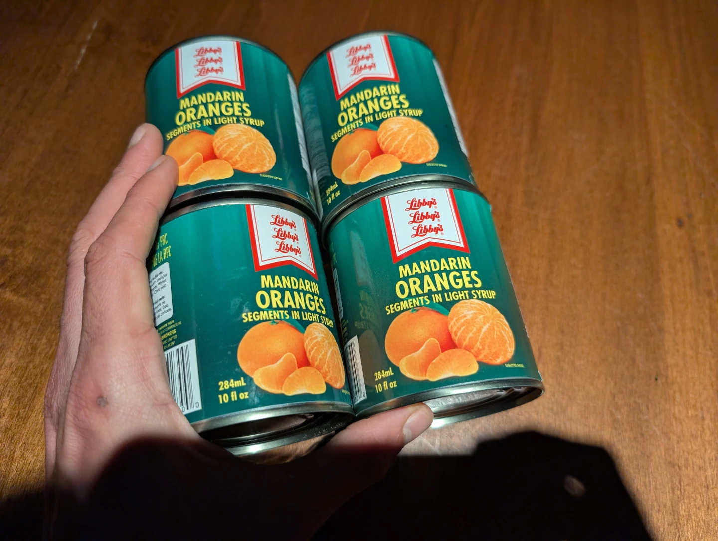 4 Cans of Libby's Mandarin Oranges