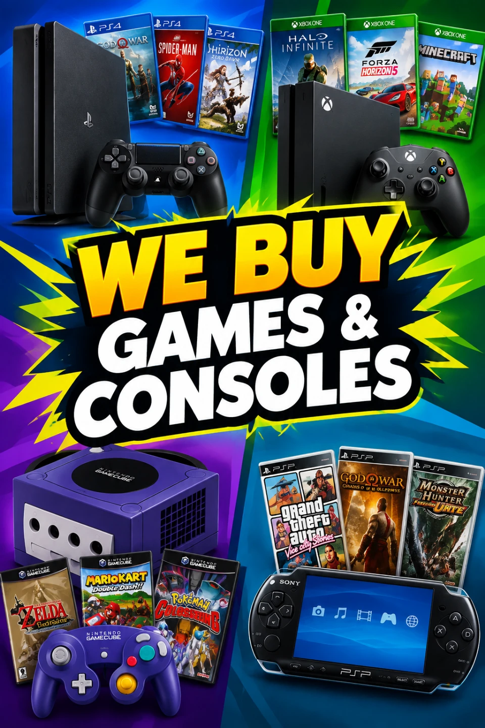 🎮 WE BUY VIDEO GAMES & CONSOLES! 🎮