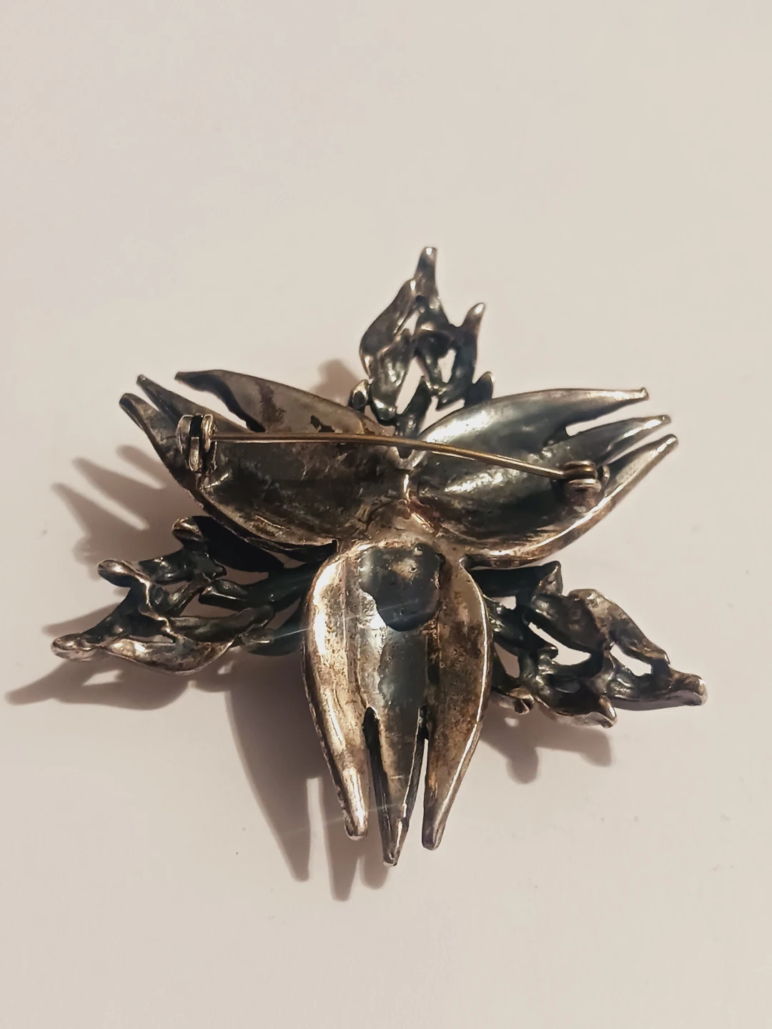 Gorgeous Sterling Silver 925 Flower Brooch - photo 4