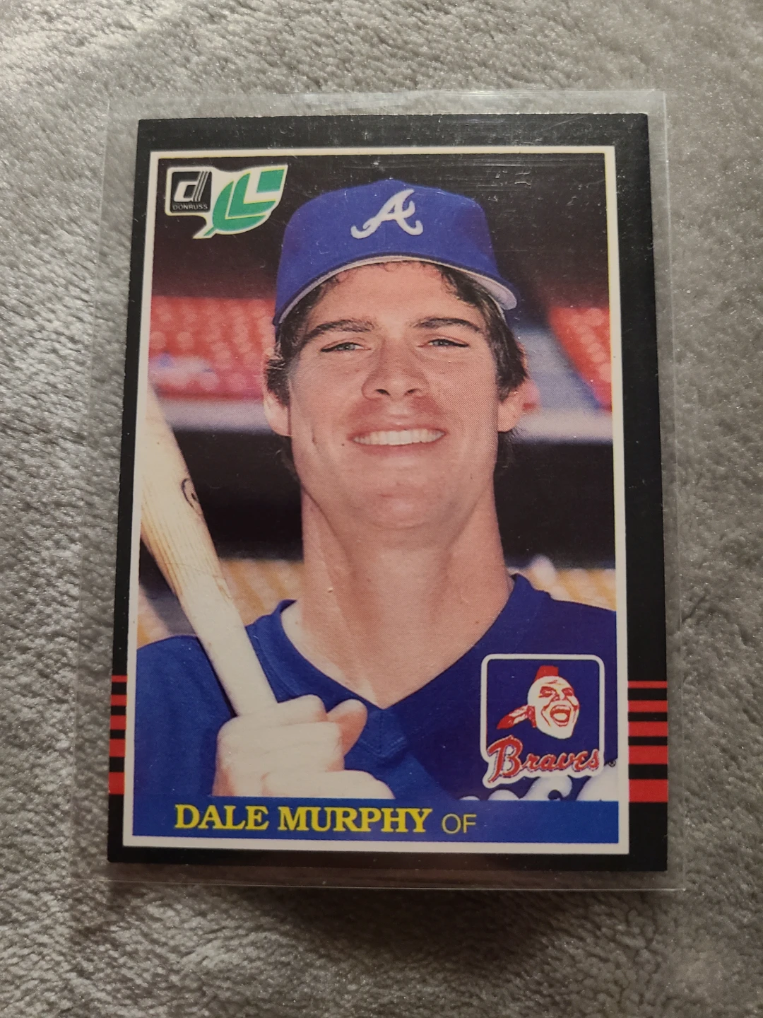 1985 Donruss Dale Murphy Baseball Card