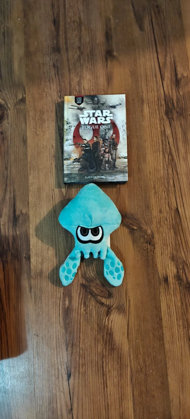 Star Wars Rogue One Junior Novel and Splatoon Plush