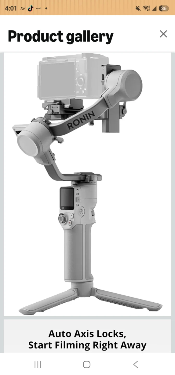 DJI RS 4 Mini Gimbal Stabilizer - photo 2