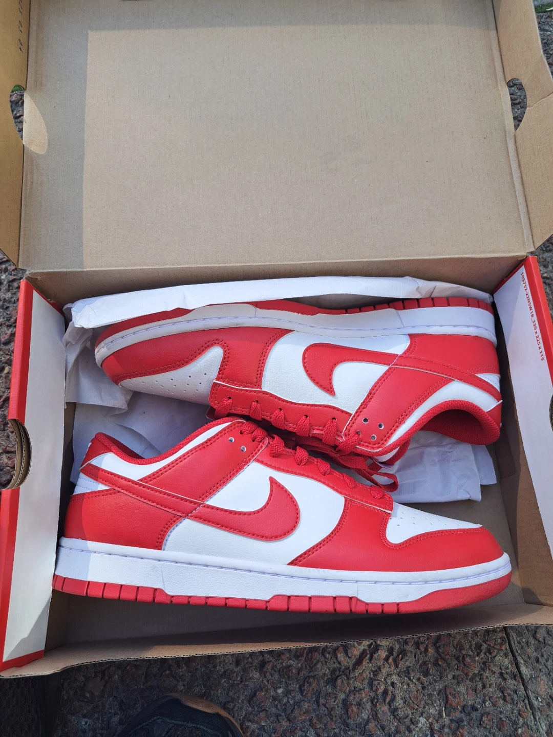 Nike Dunk Low Retro White University Red