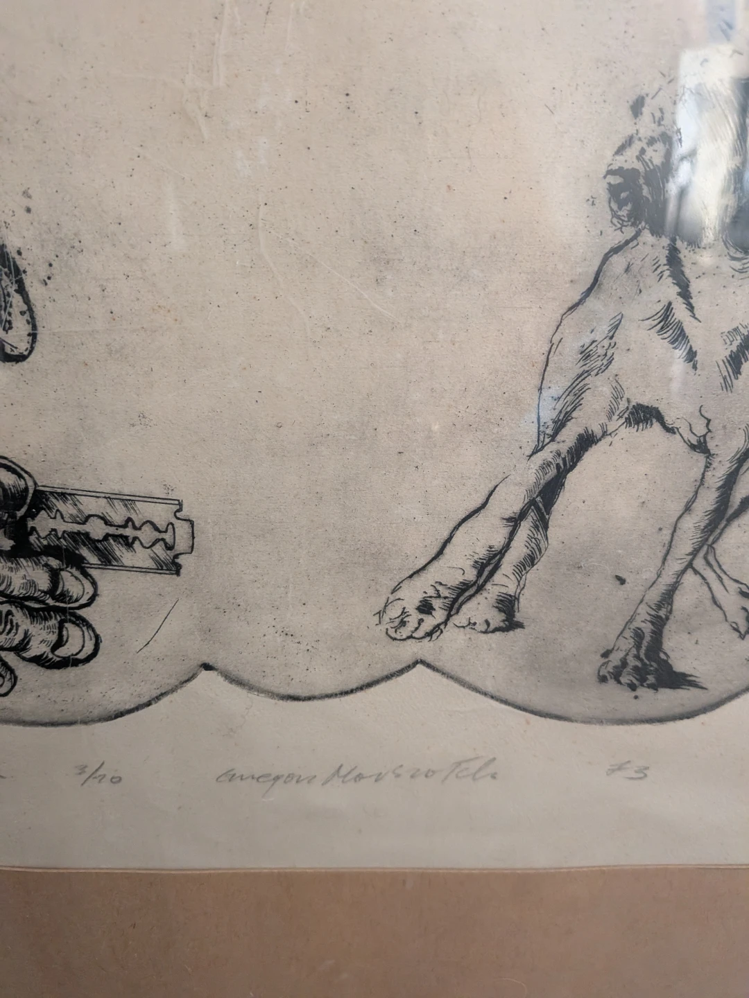 Signed Aquatint Art - photo 3