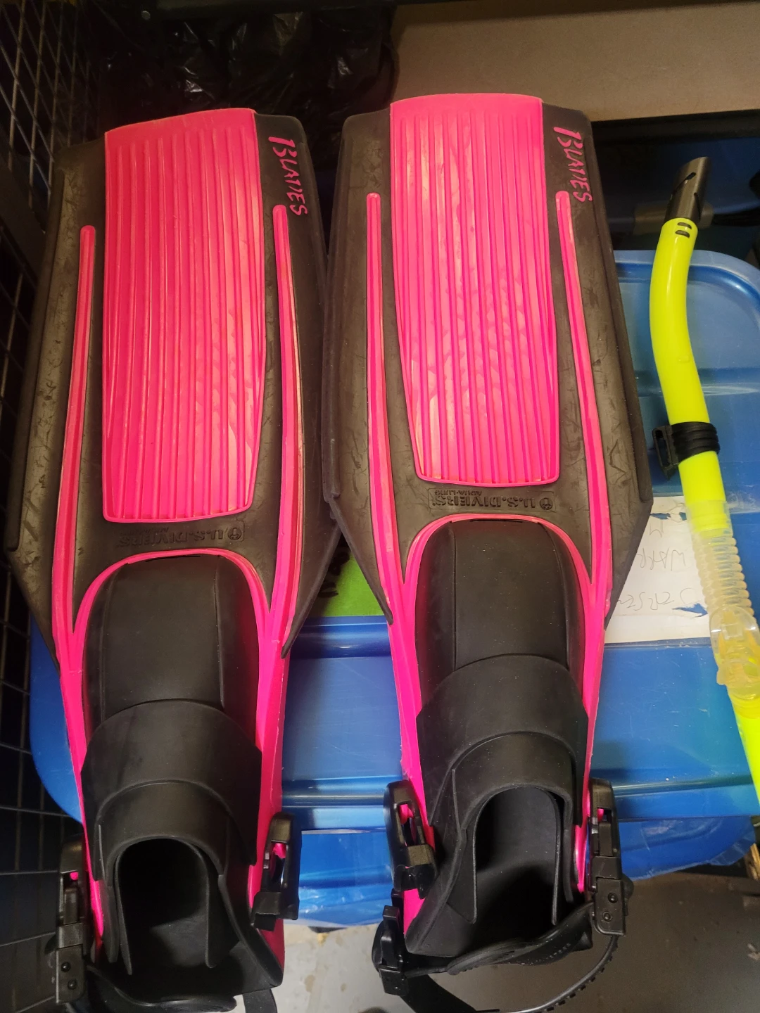 U.S. Divers Snorkeling Fins and Snorkel