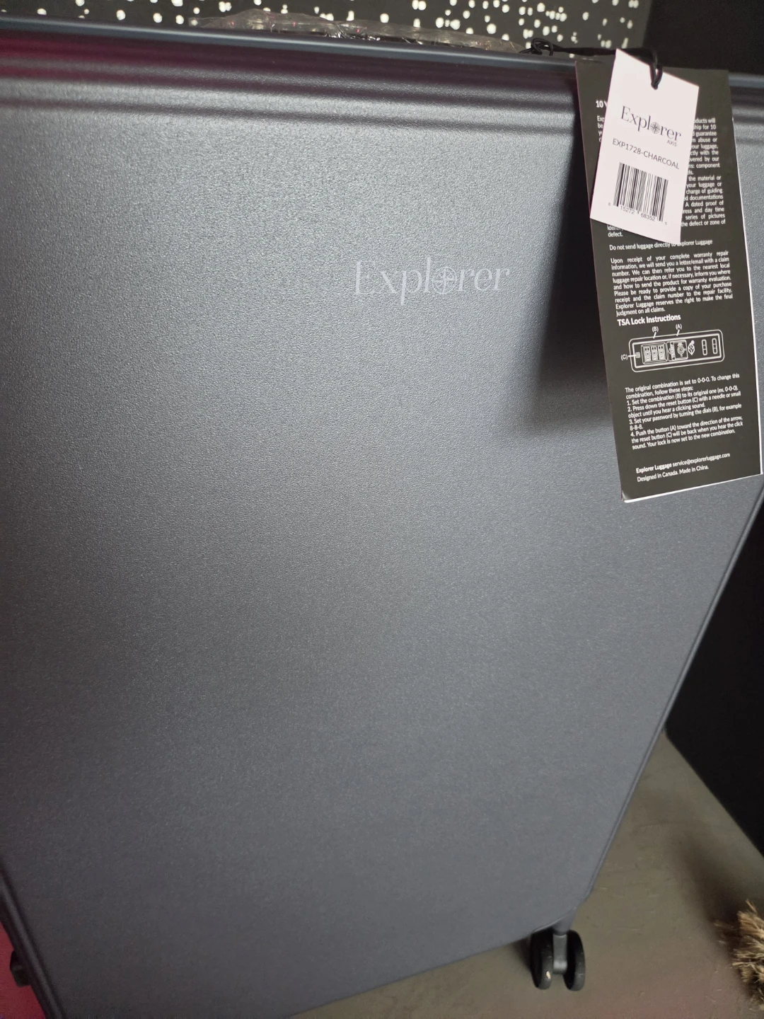 Explorer Luggage Charcoal Suitcase - photo 3