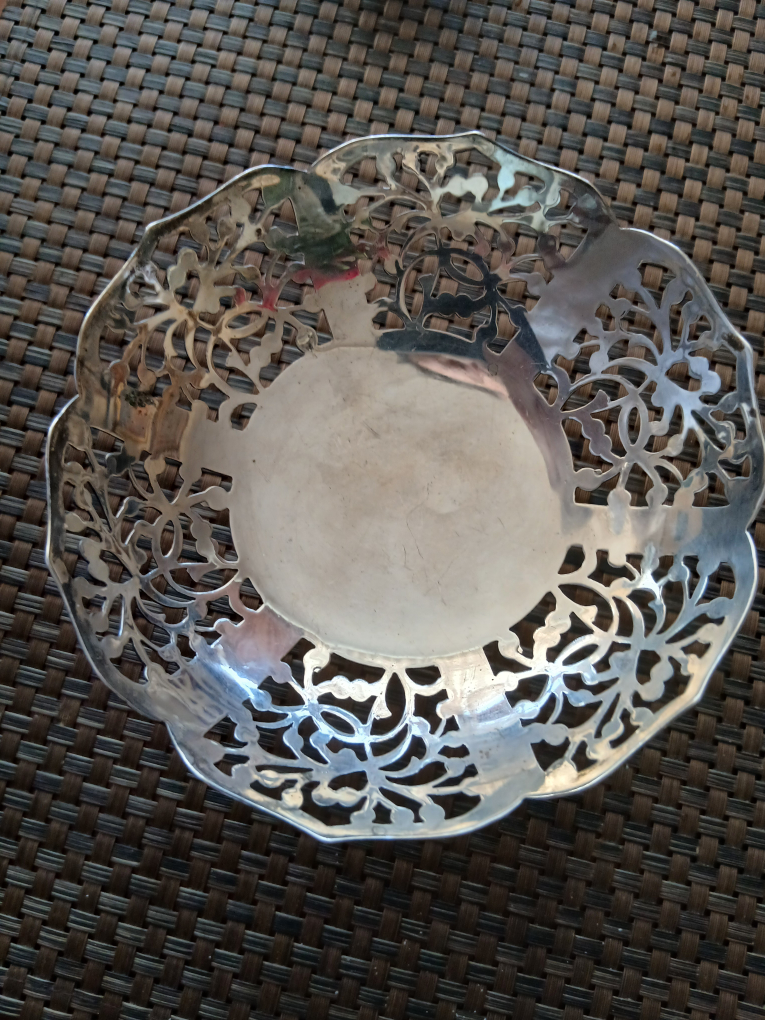 Silver-plated pedestal candy dish - photo 2