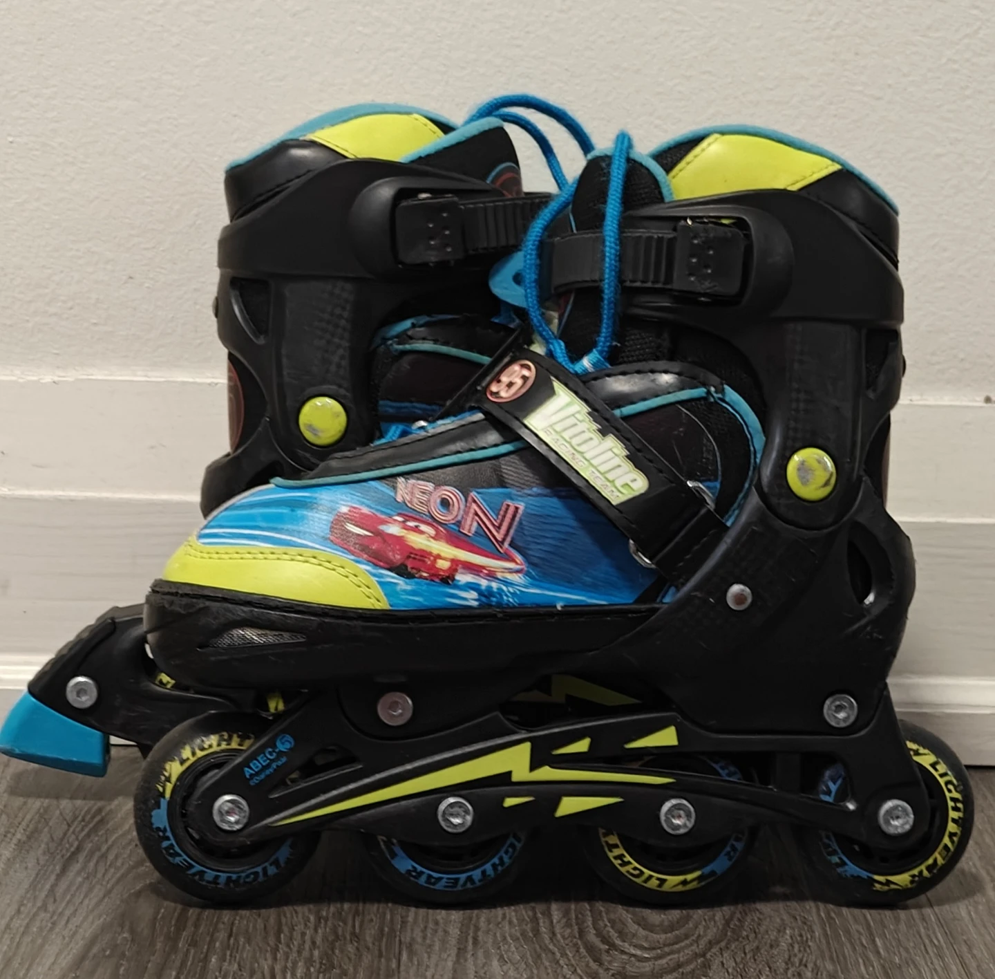 Disney Pixar Cars Inline Skates size 12 - 13 - photo 2