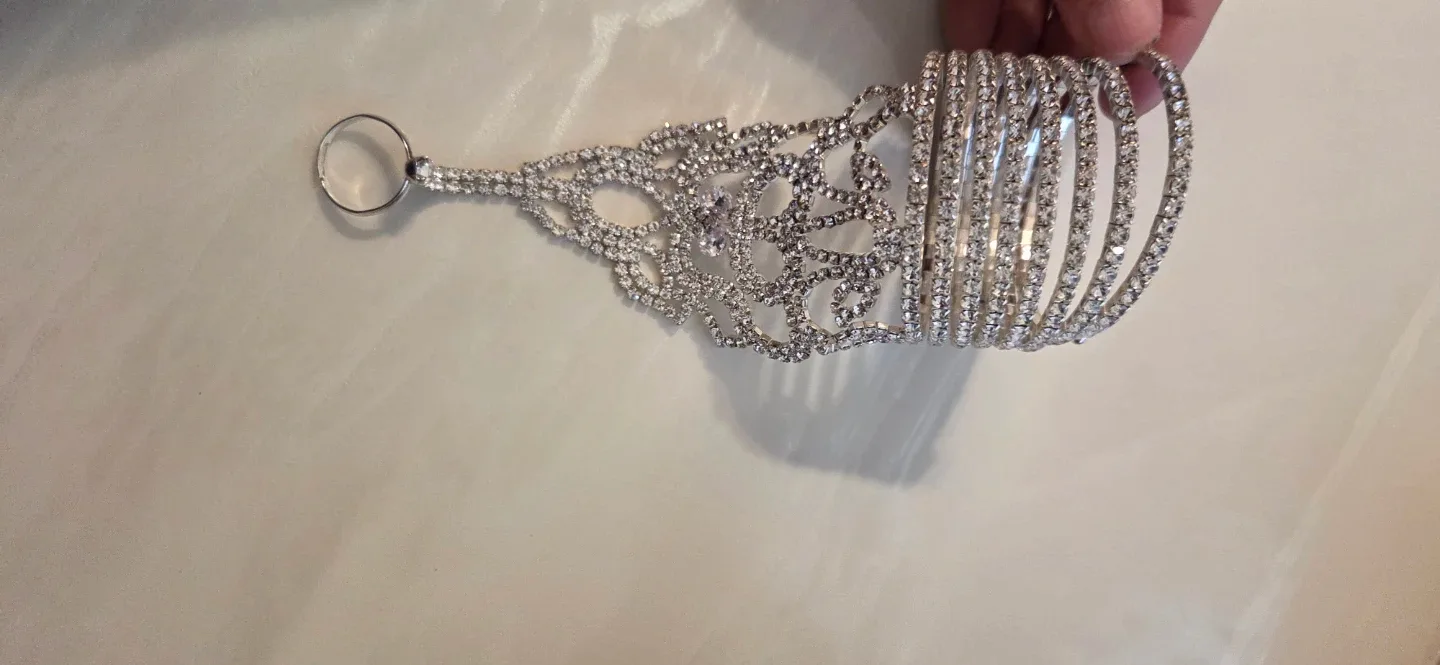 Rhinestone slave bracelet - photo 2