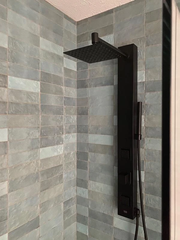 VIGO VG08021MB Matte Black Shower Panel