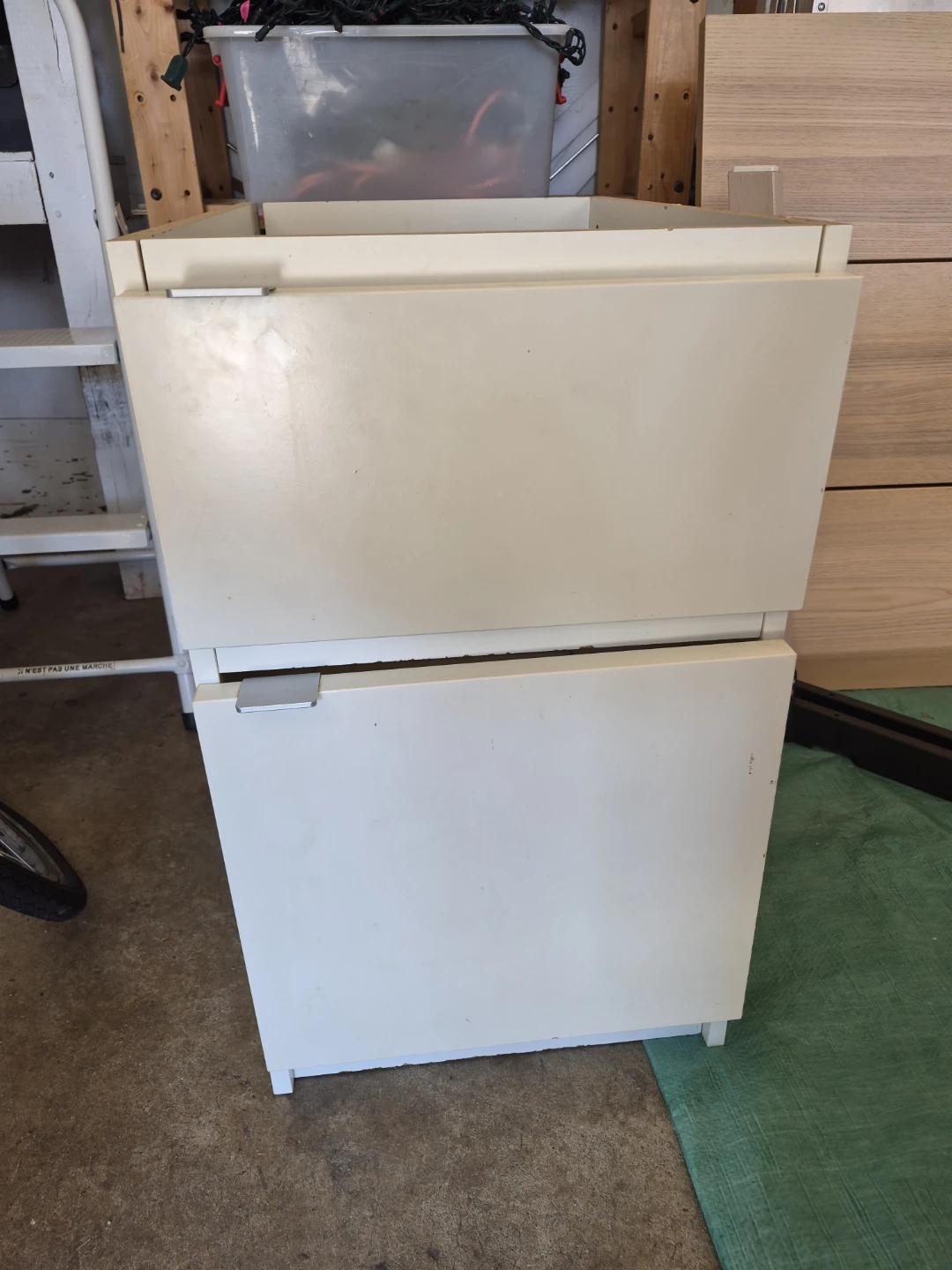 IKEA two-drawer cabinet