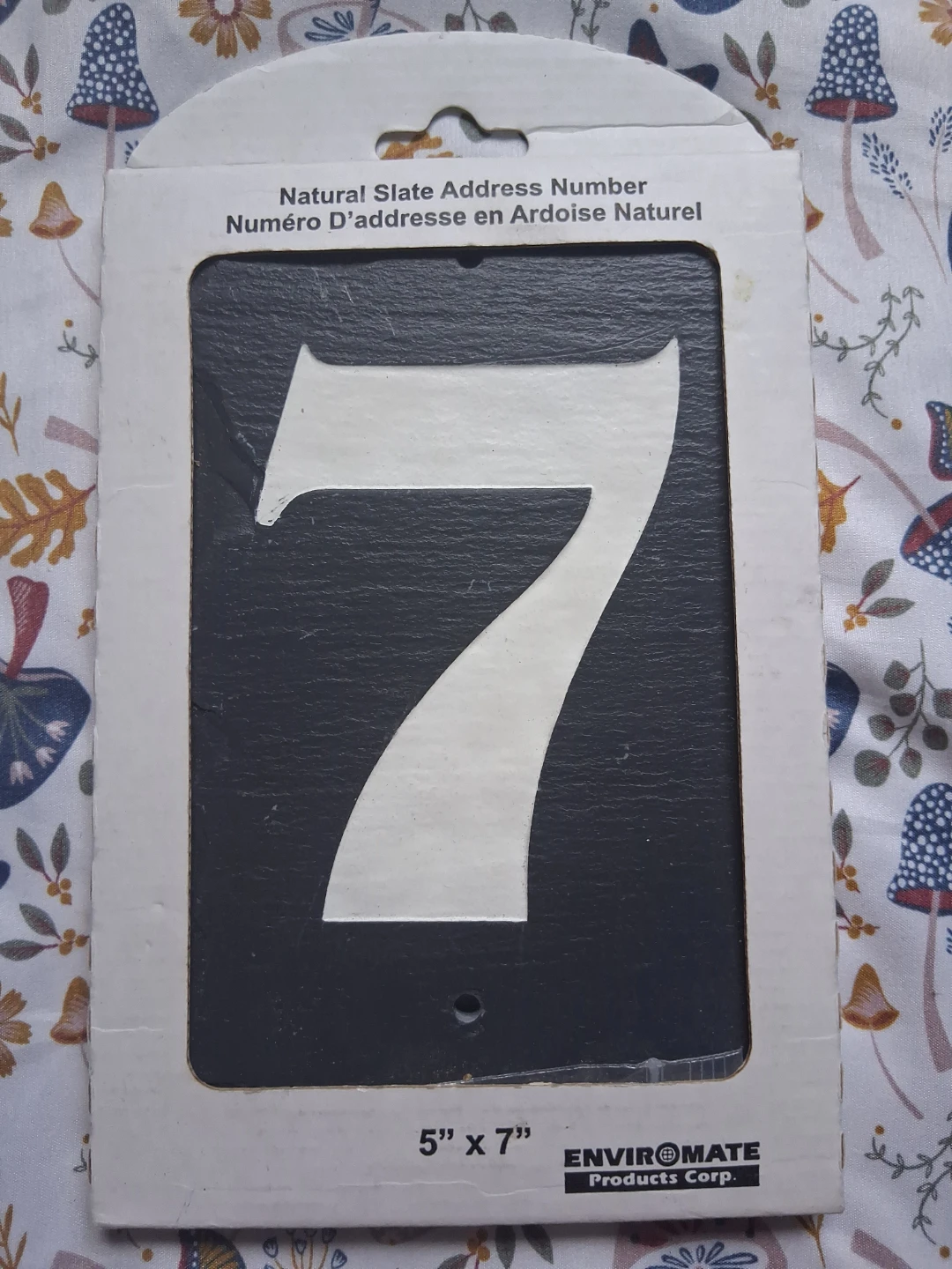 Enviromate Natural Slate Address Number 7